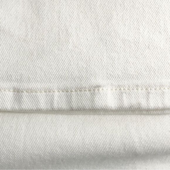 NWT NAADAM Soft Denim Wide Leg Jeans Size 14 Milk White High Rise Stretch Twill - Picture 10 of 16